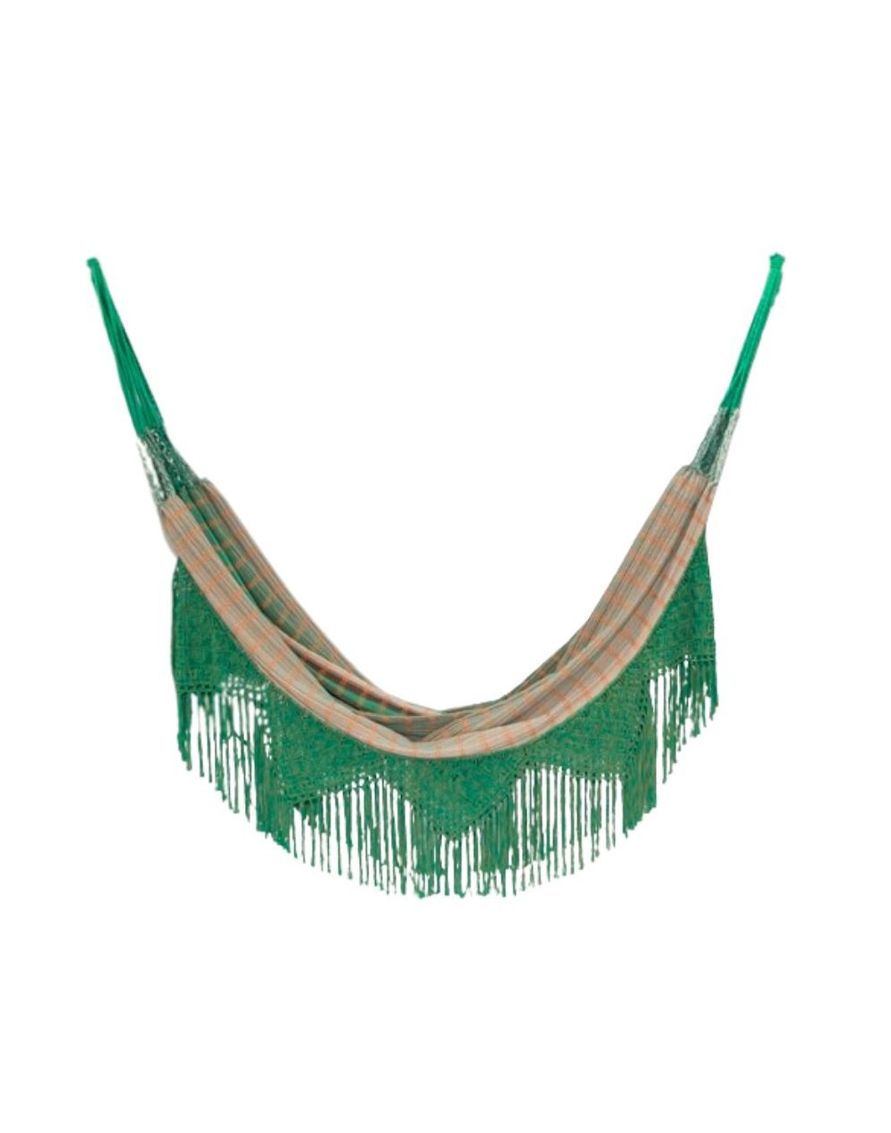 Hamaca con macramé