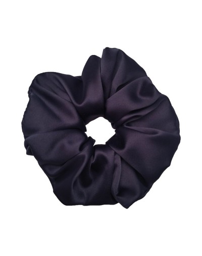 Bamba scrunchie para el cabello azul oscuro