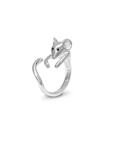 Anillo ratón plata 925 quezttema