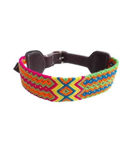 Collar en tejido wayuu talla l