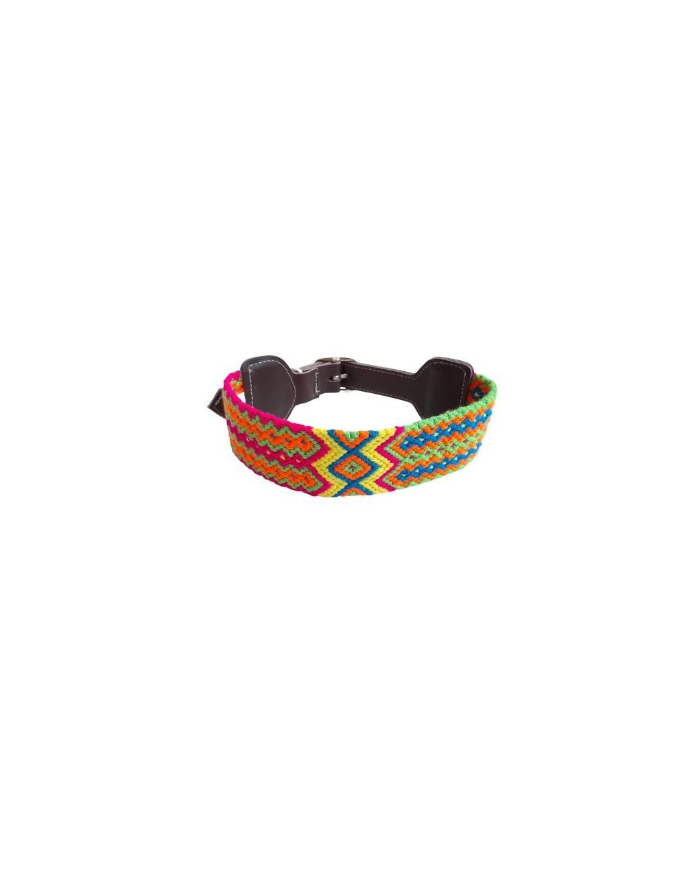 Collar en tejido wayuu talla l