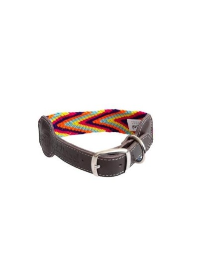 Collar en tejido wayuu talla m