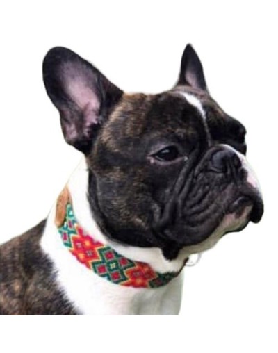 Collar en tejido wayuu talla m