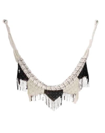 Hamaca con macramé