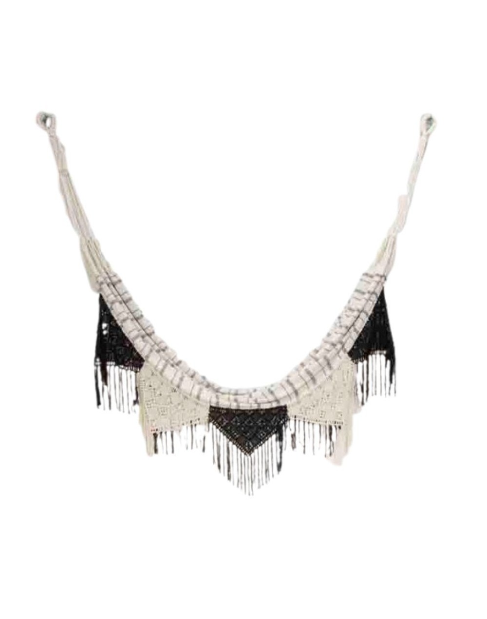 Hamaca con macramé