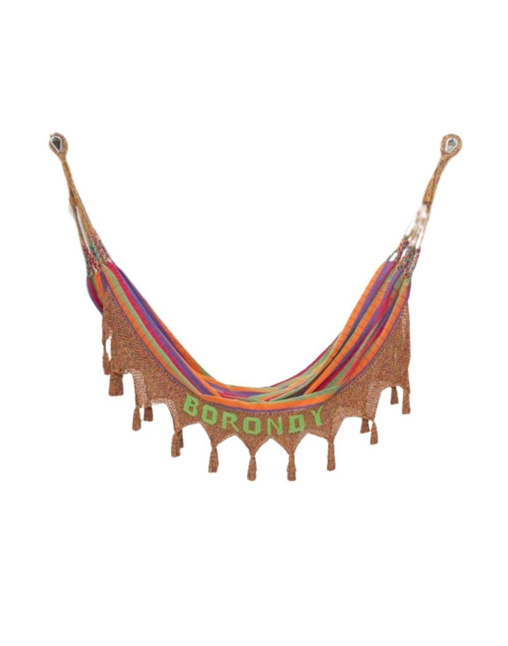 Hamaca con macramé
