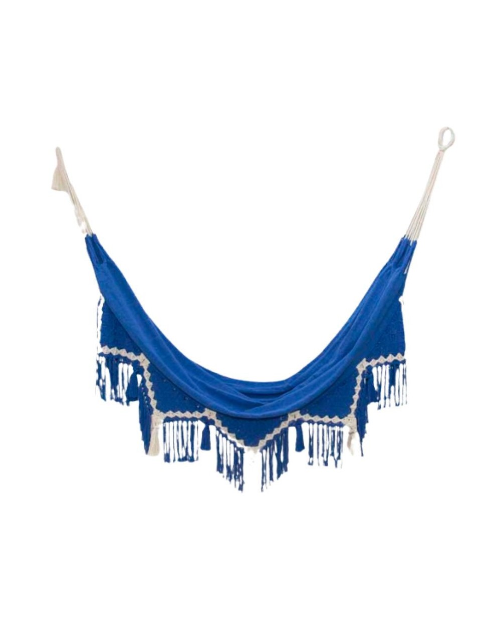 Hamaca con macramé