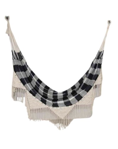 Hamaca con macramé