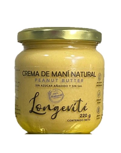 Crema de maní longevite