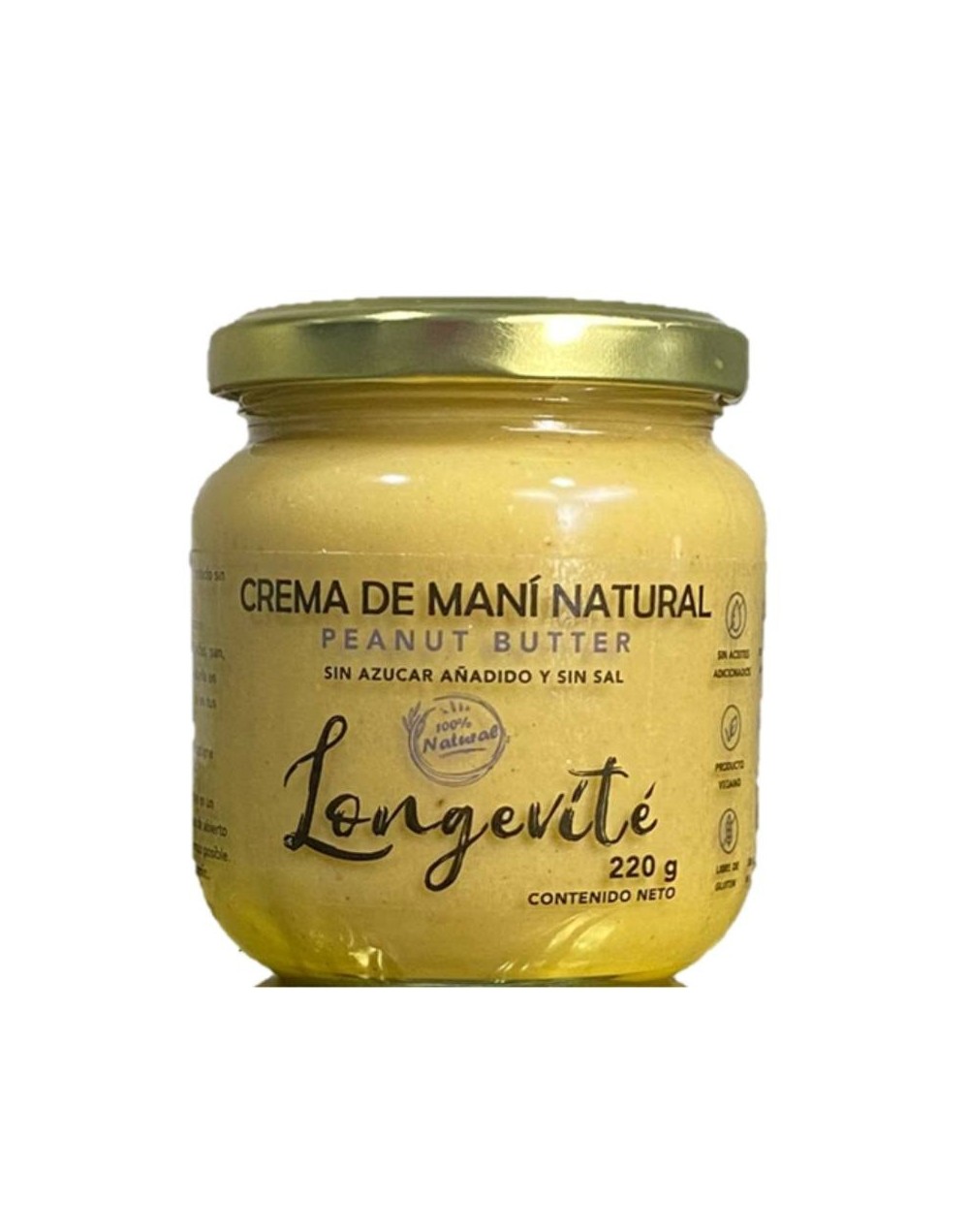 Crema de maní longevite