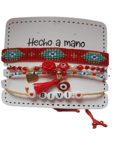 Juego de pulseras