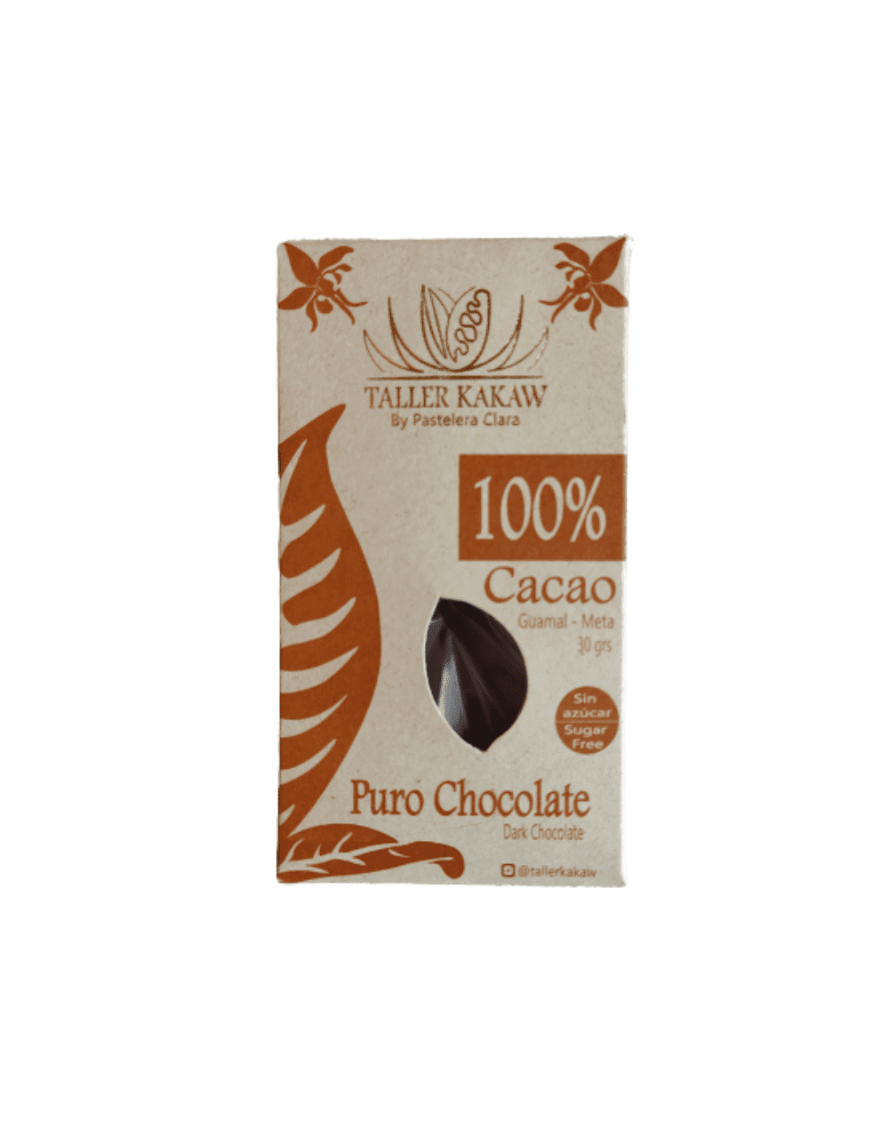 Barra chocolate 100% cacao