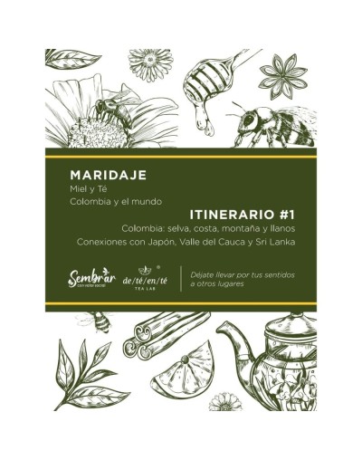 Cata Maridaje Miel y Te: Colombia y el mundo