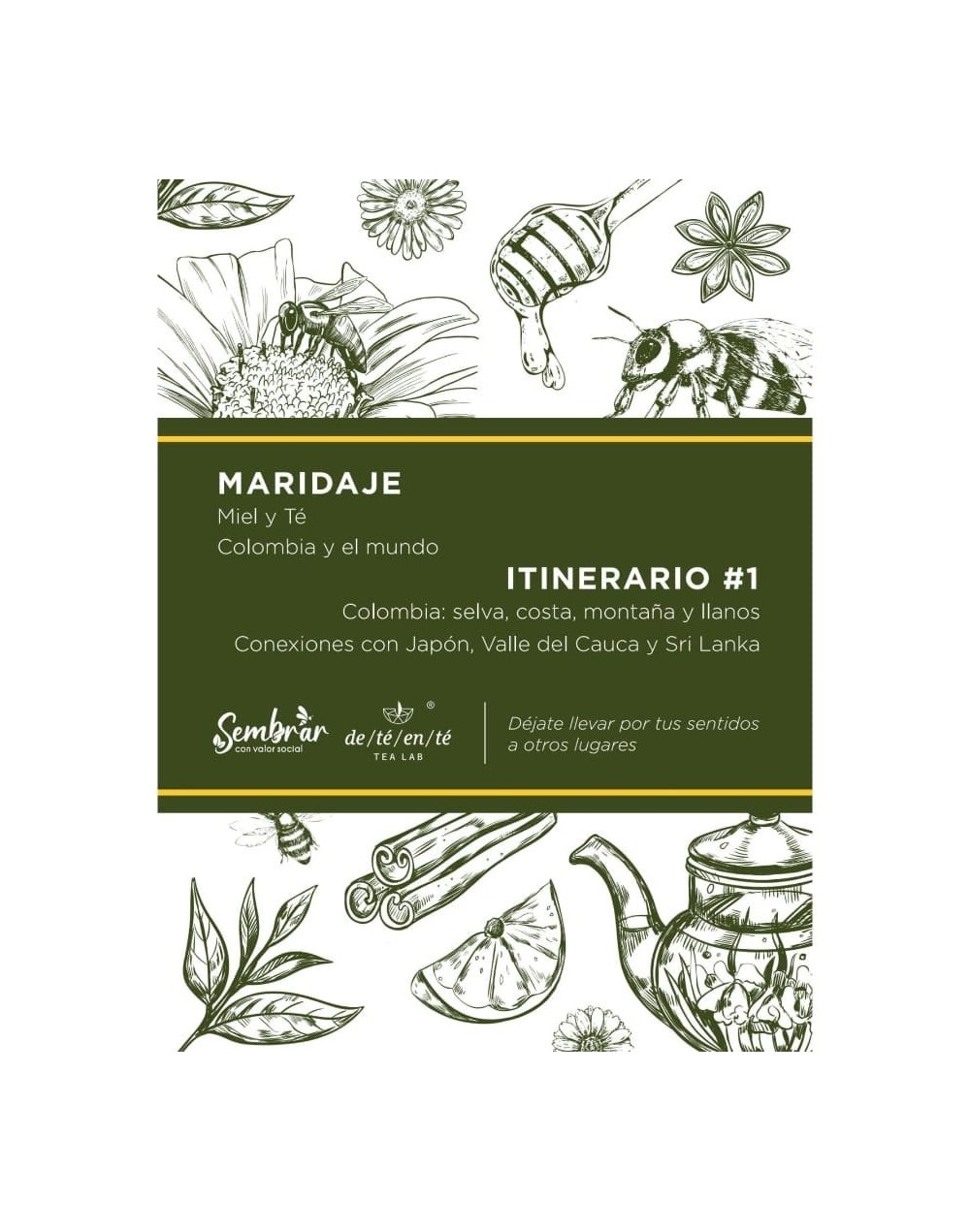 Cata Maridaje Miel y Te: Colombia y el mundo
