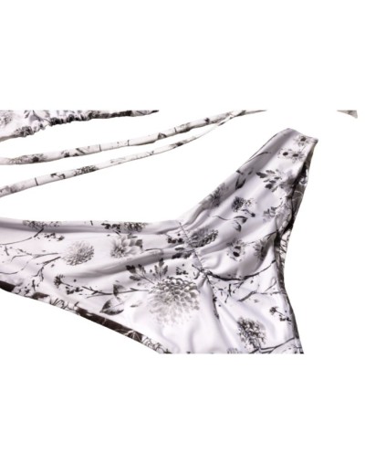 Bikini doble faz negro y blanco floral taganga la celosa