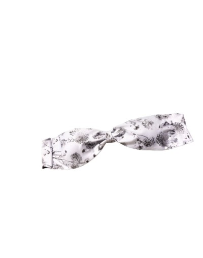Bikini doble faz negro y blanco floral straples