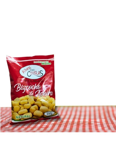 Paquete de achiras de 490 g.