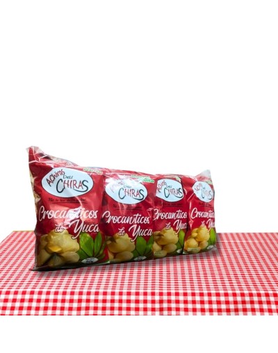 Docena de crocanticos de yuca de 50 g.