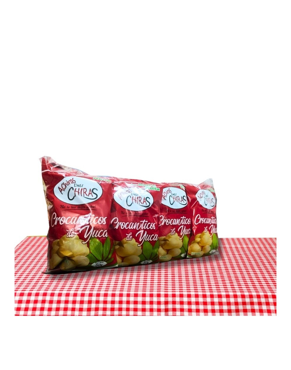 Docena de crocanticos de yuca de 50 g.