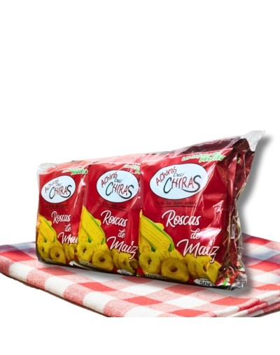 Docena de roscas de maíz de 50 g.