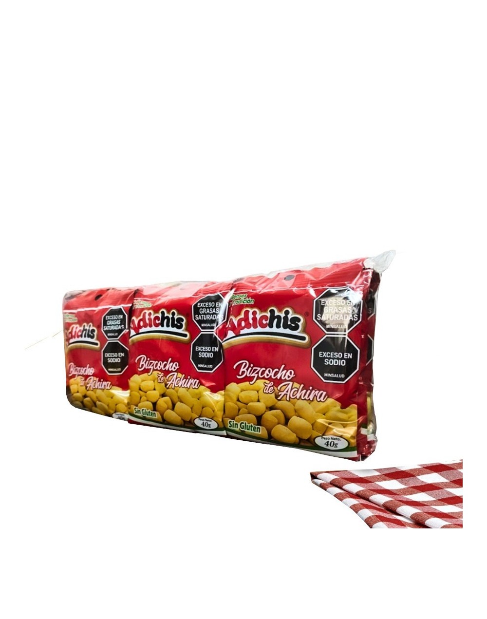 Docena de achiras de 40 g.