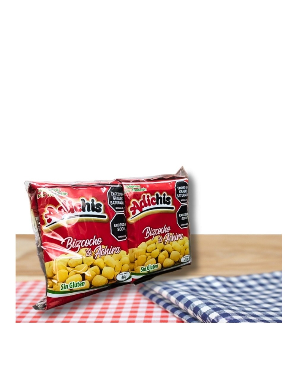 Six pack achiras x 40 g.
