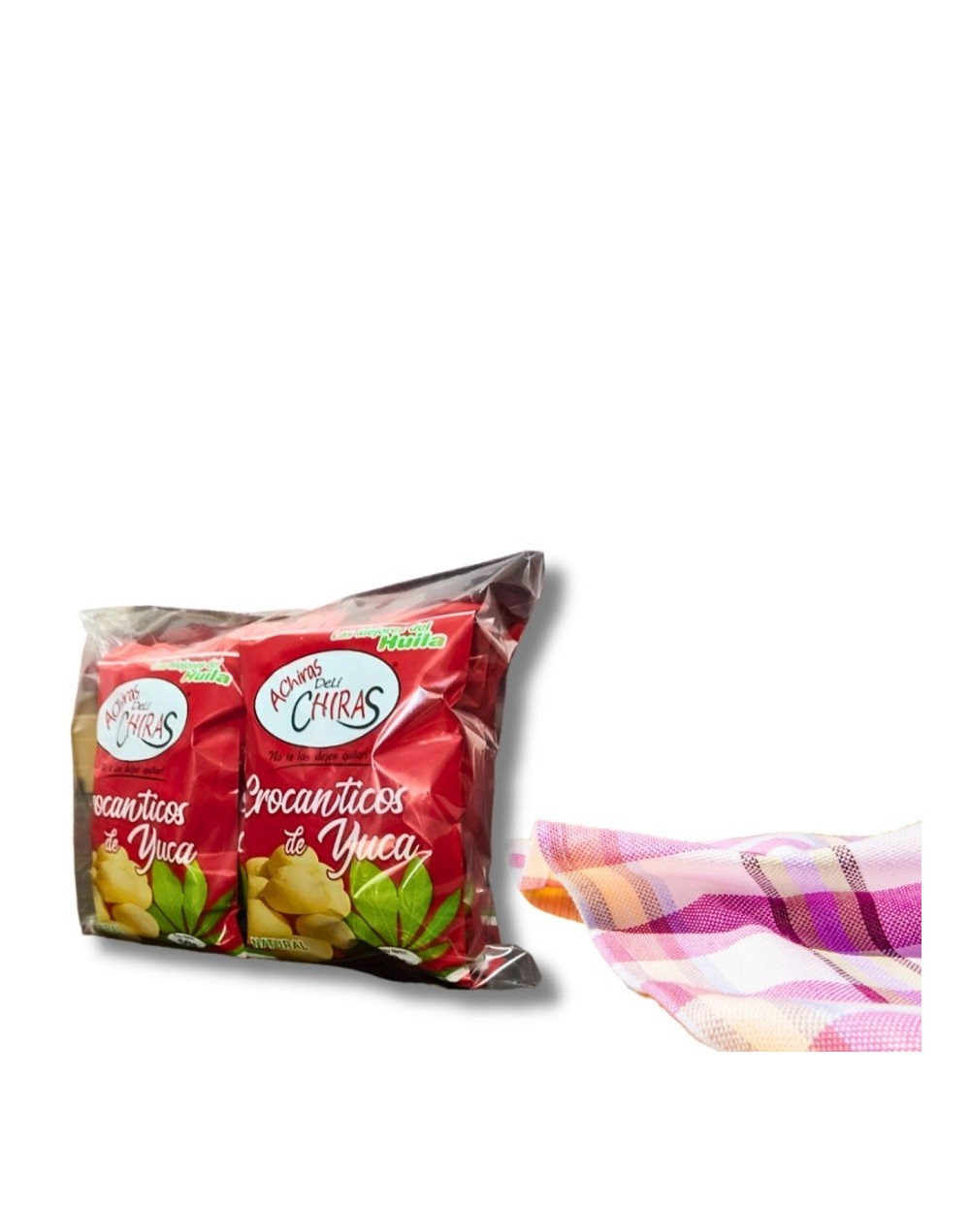 Six pack crocanticos de yuca 50 g.