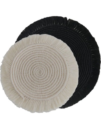 Individual en macrame 30 cm