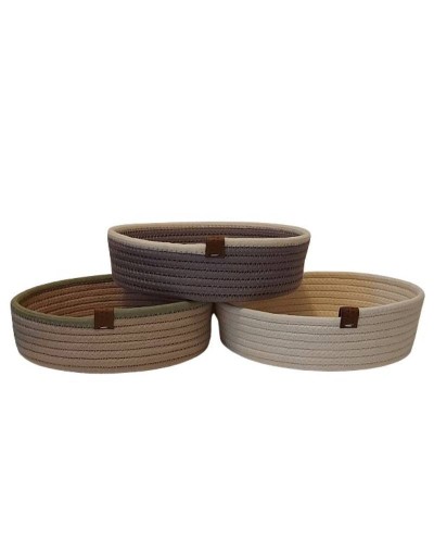 Cesta redonda  multiusos ideal para organizar baños-cocinas- comedor