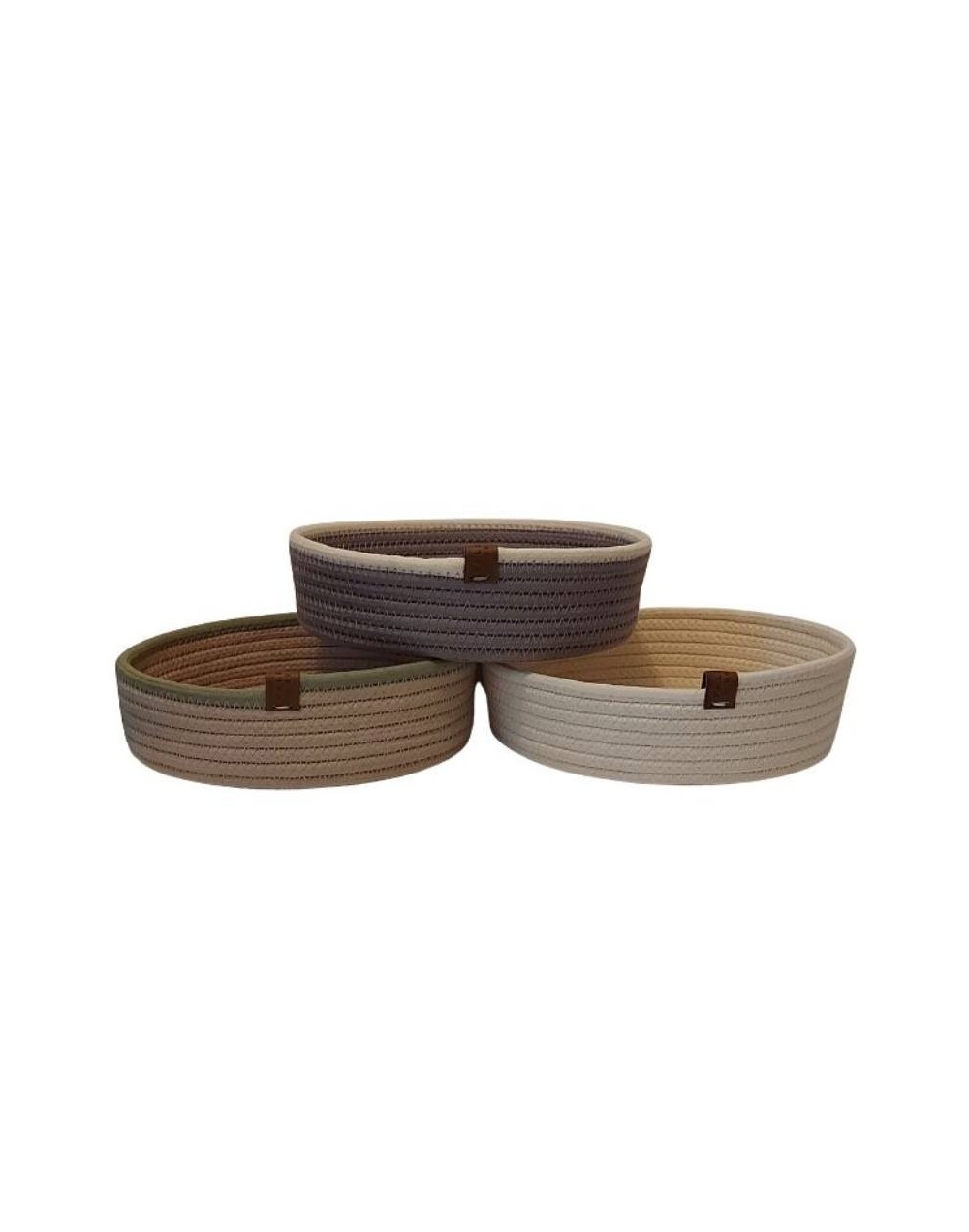 Cesta redonda  multiusos ideal para organizar baños-cocinas- comedor