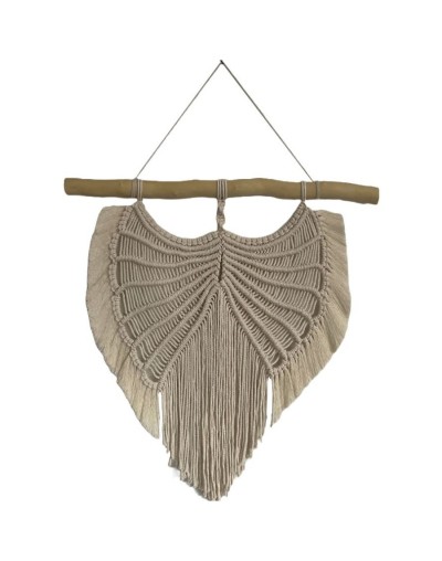Alas en macrame, tapiz