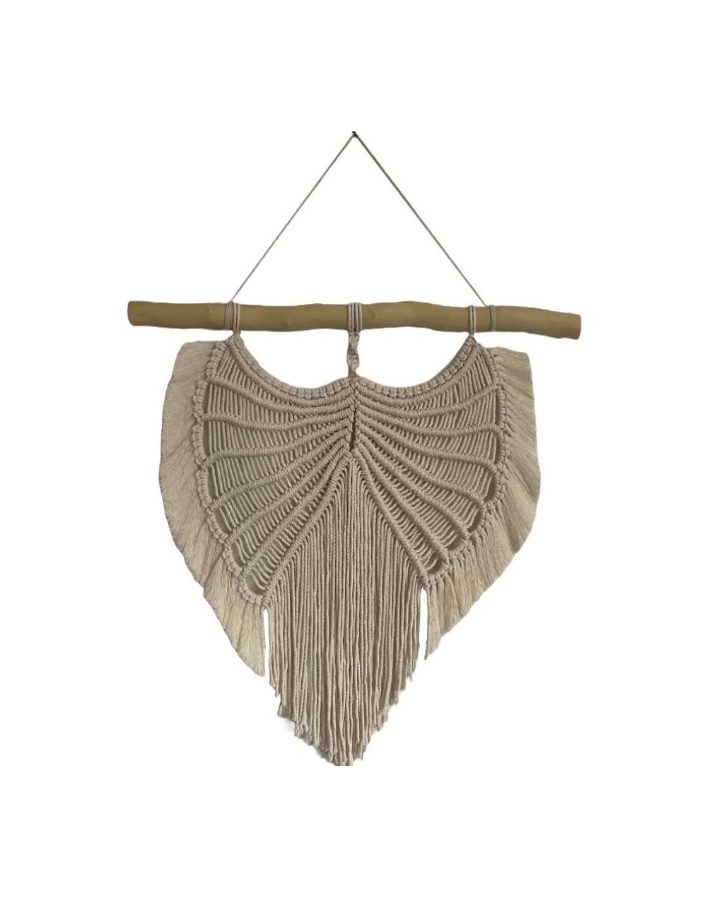 Alas en macrame, tapiz