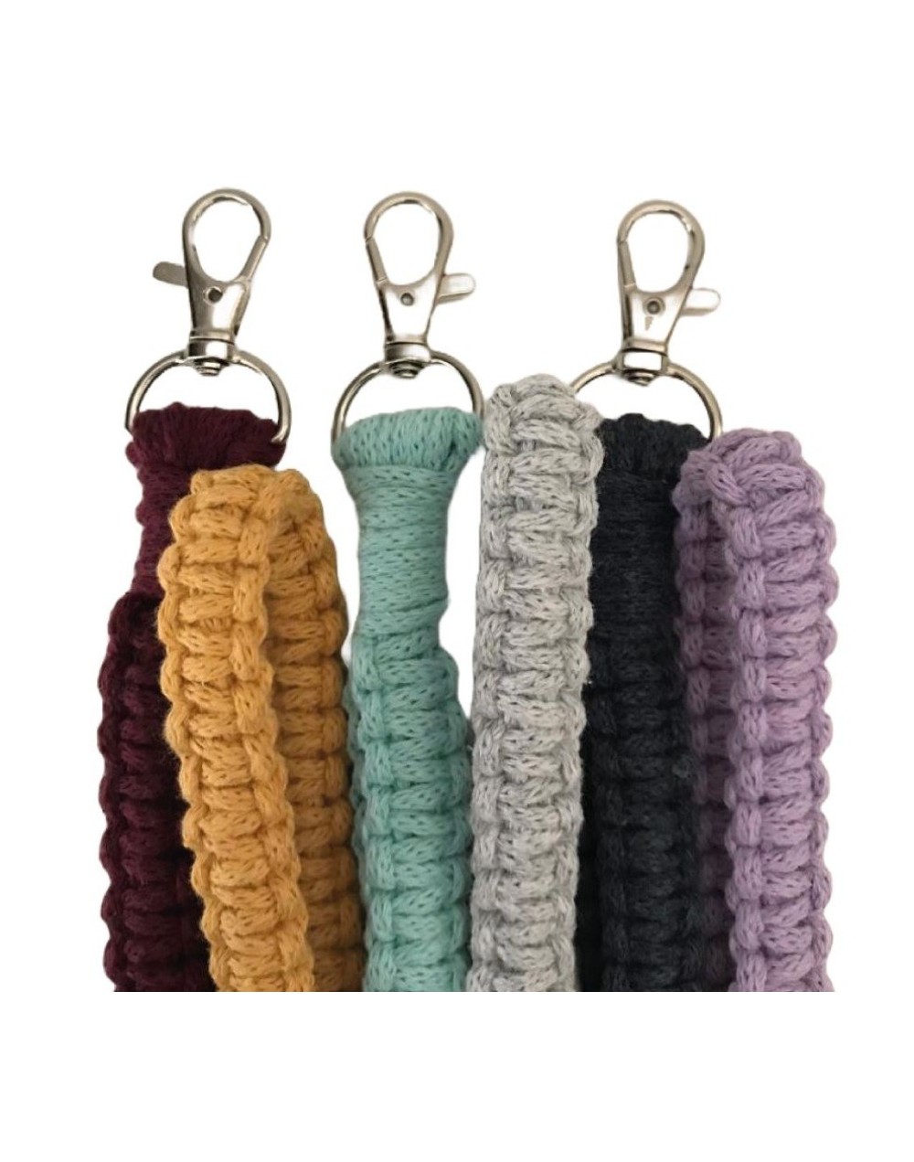 Phone holder en macrame