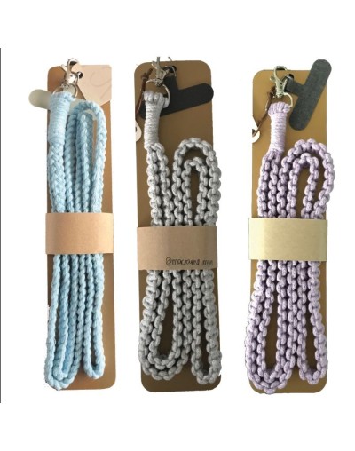 Phone holder en macrame