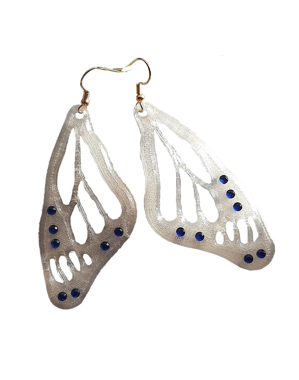 Aretes de alas mariposas