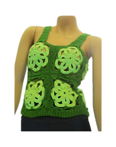 Blusa cuadros grandes
