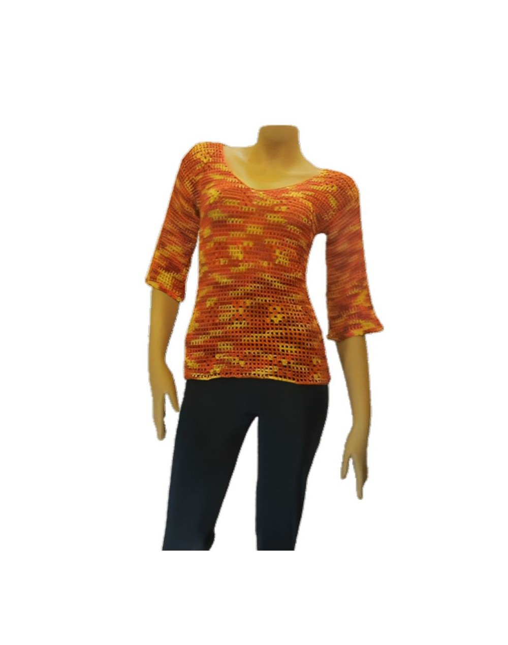 Blusa jaspeada