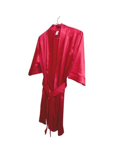 Bata levantadora en satín Roja