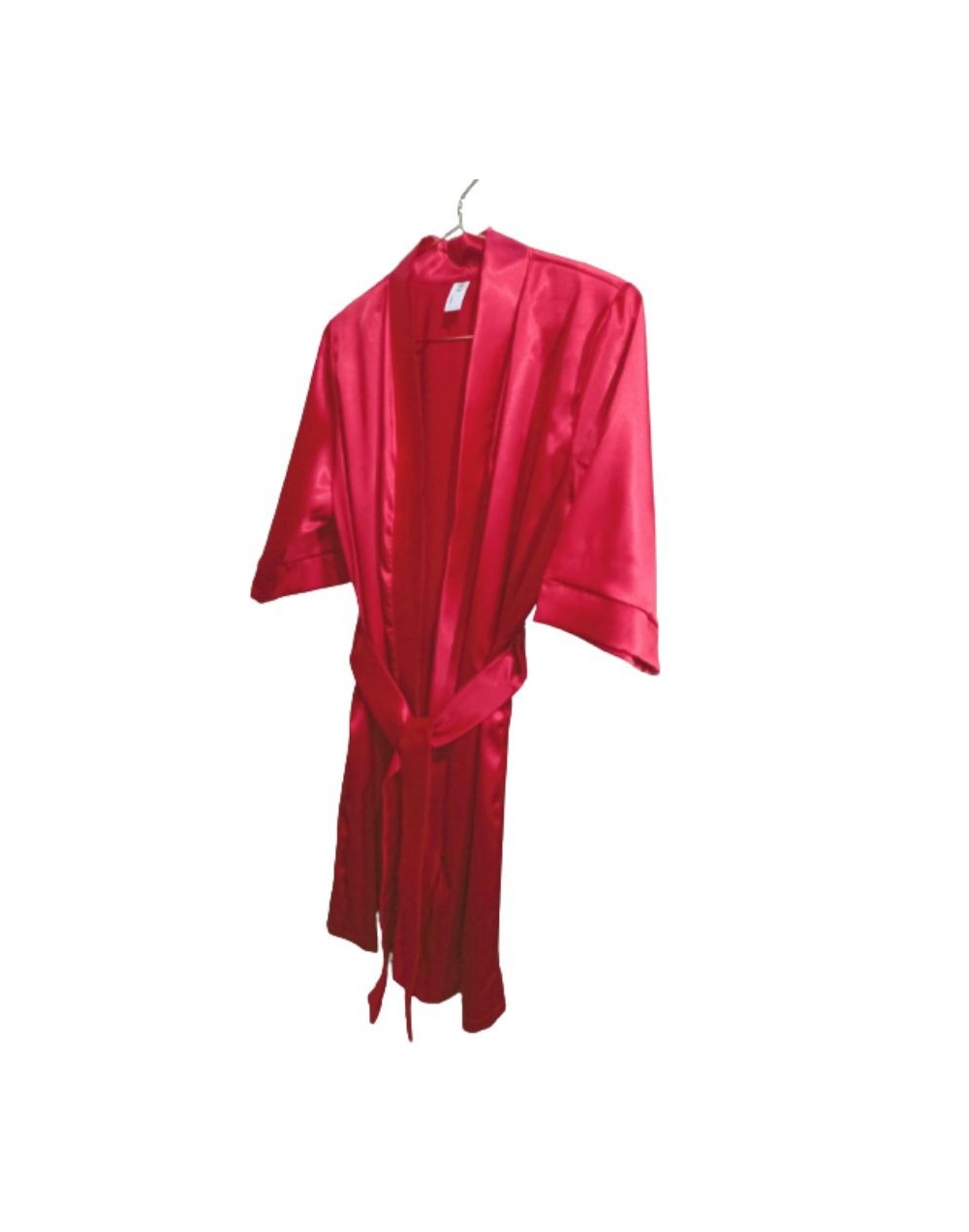 Bata levantadora en satín Roja