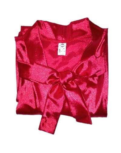Bata levantadora en satín Roja