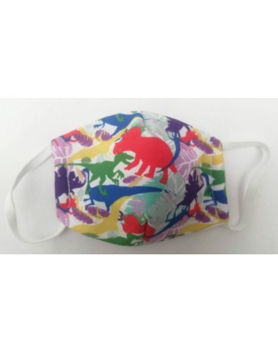 Tapabocas niñoDivertido Dino
