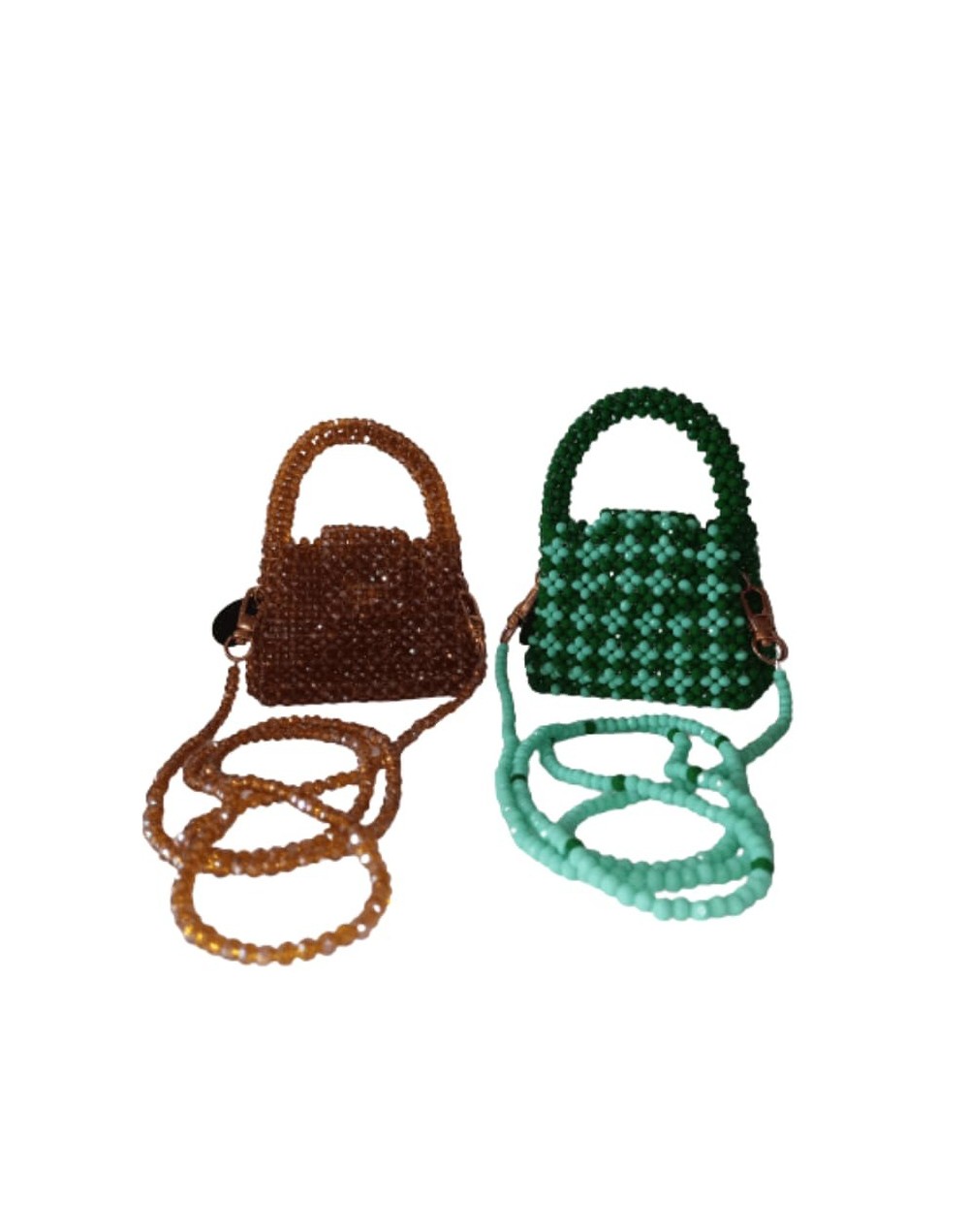 Bolso mini en cristal murano unicolor y bicolor