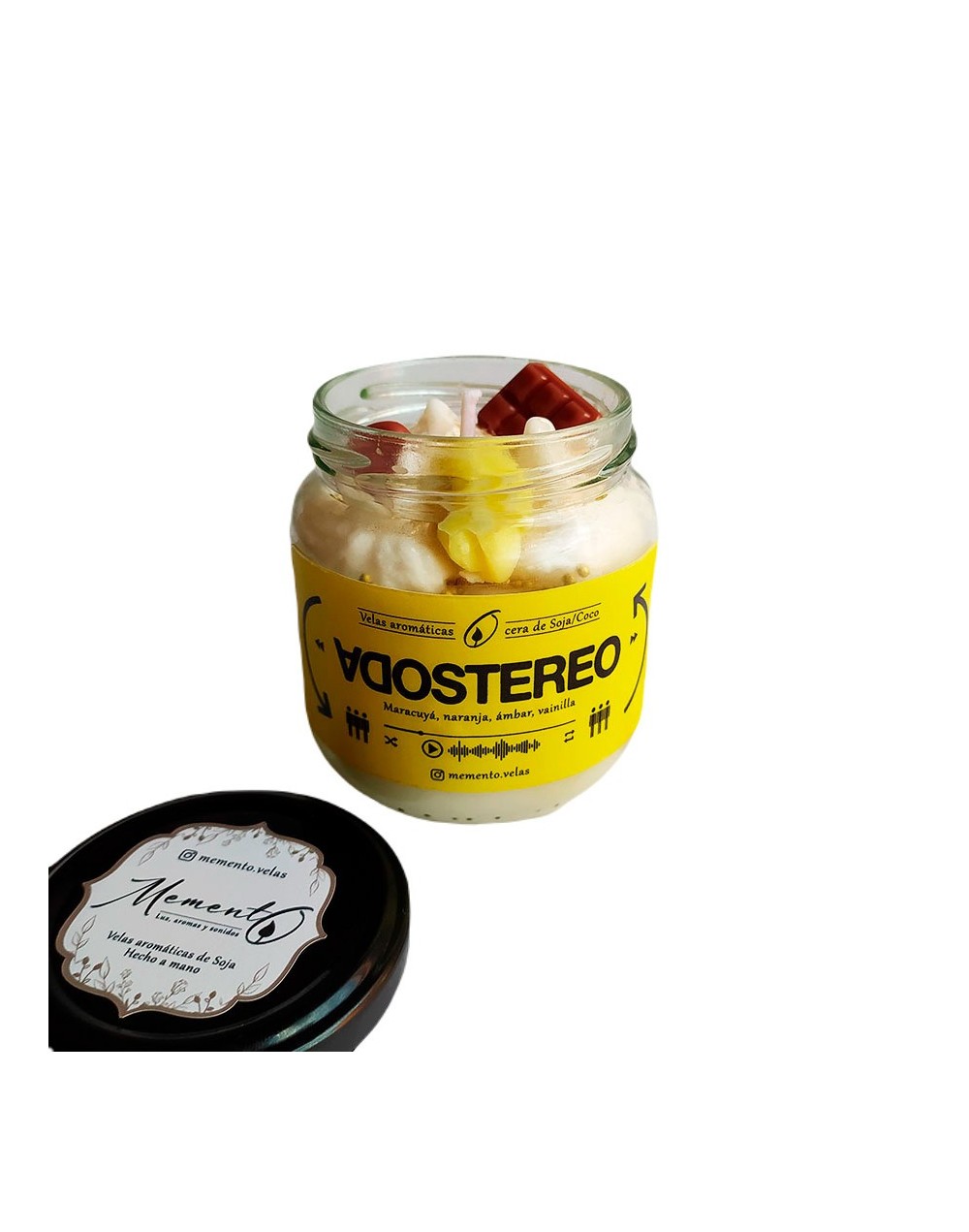Vela soda stereo 170gr/330gr