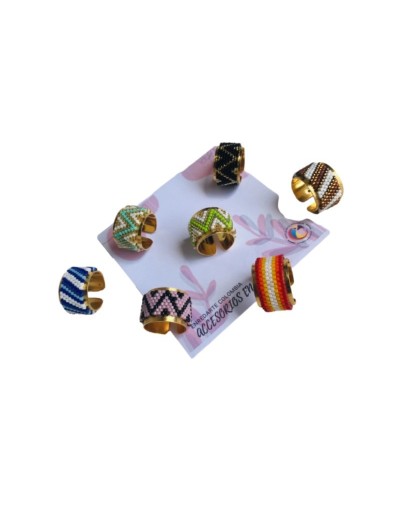 Anillos en miyuki