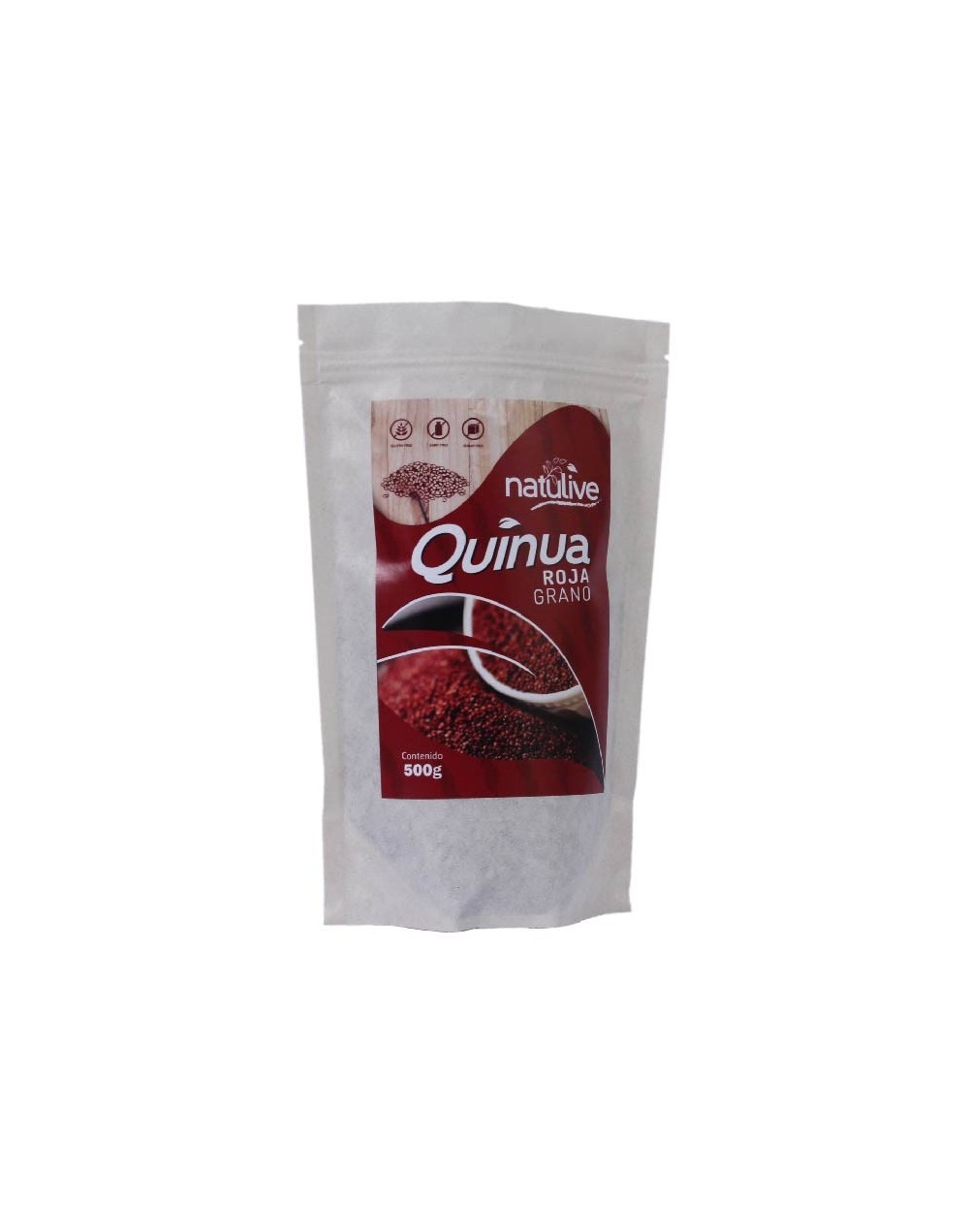 Quinua roja grano x 500g
