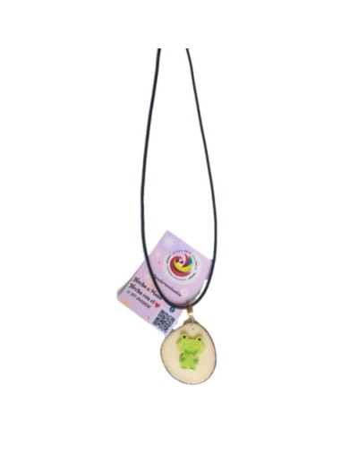 Collar miyuki tagua ranita