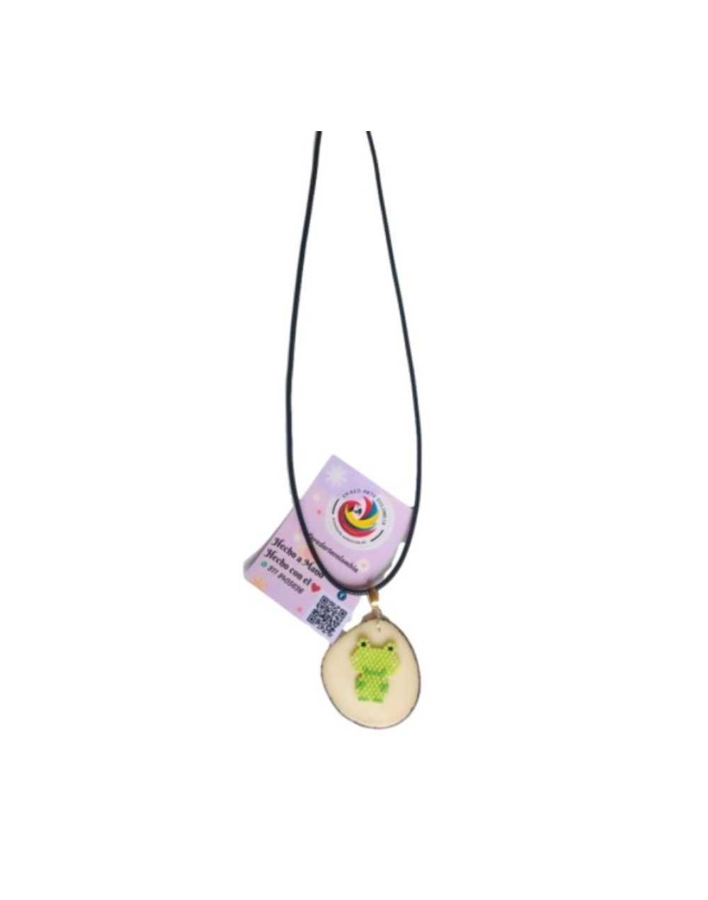 Collar miyuki tagua ranita