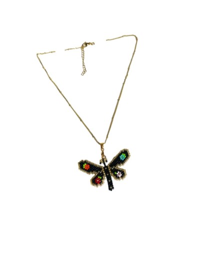 Collar de libélula en Miyuki 