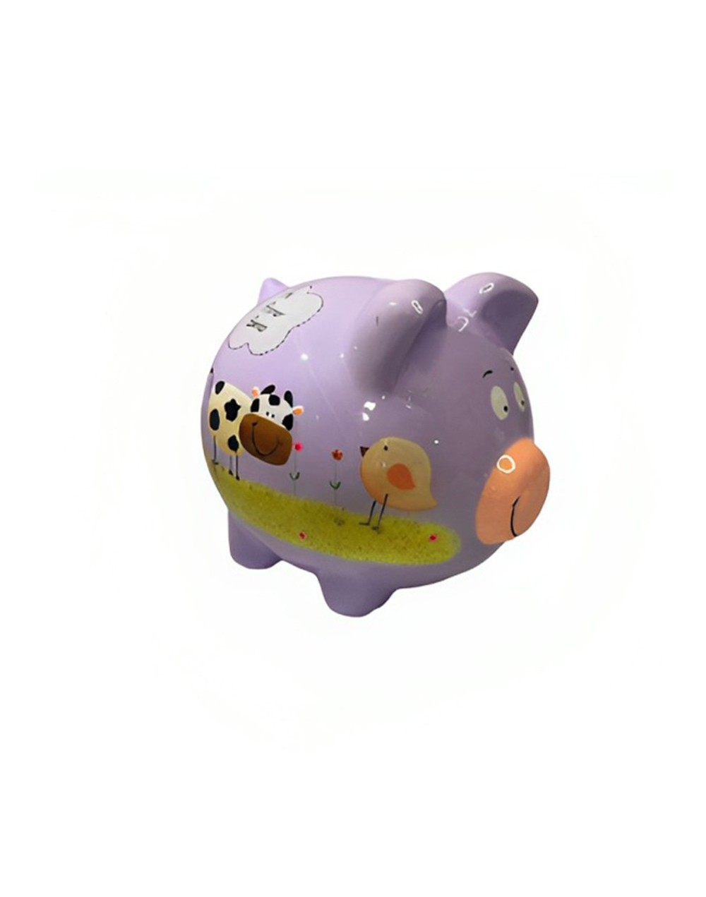 Alcancia personalizada cerdito resinada
