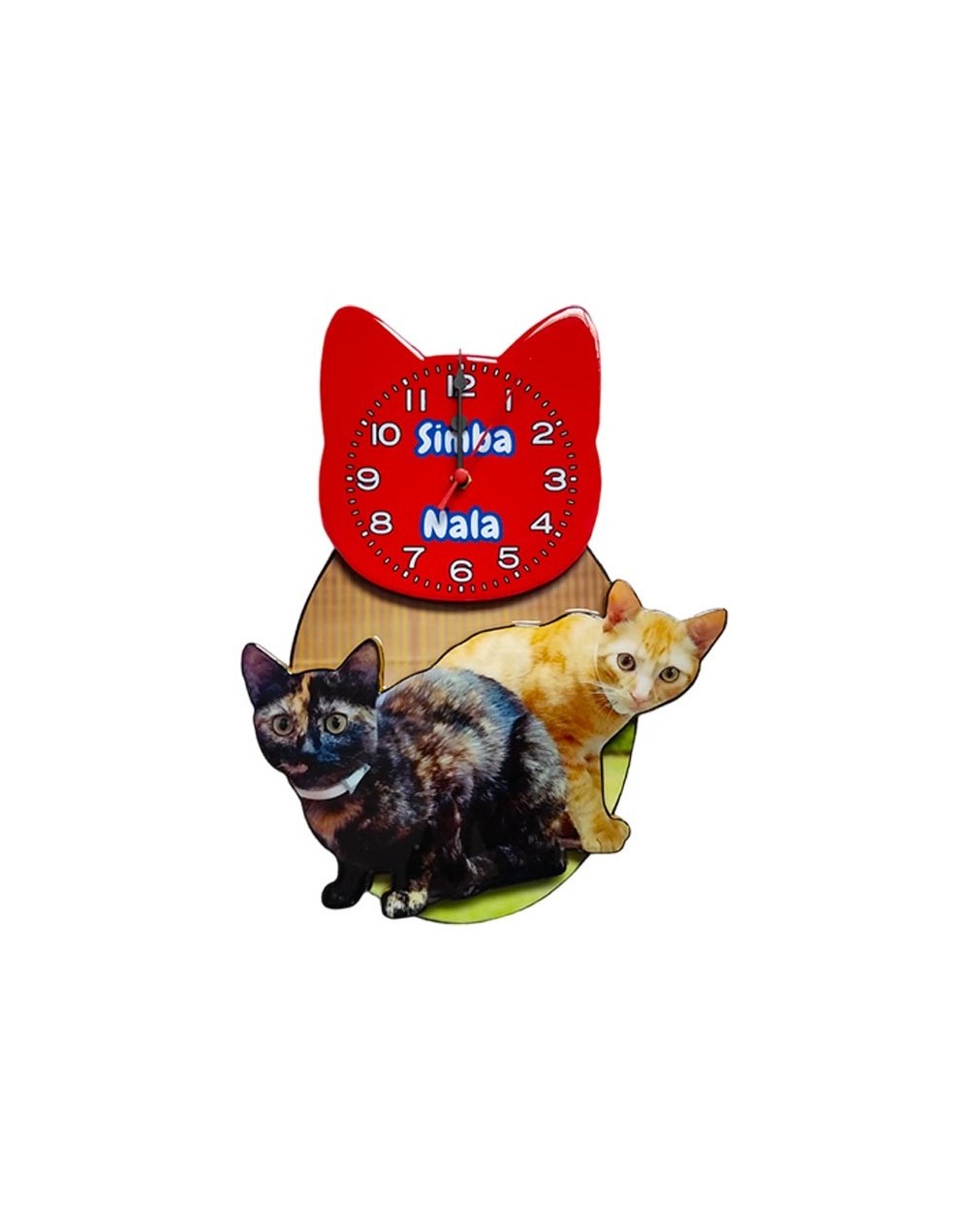 Reloj de pared gato mi mascota 